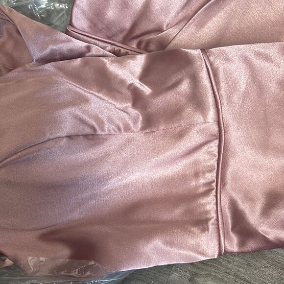 My Michelle Womens Pink Pocketed Spaghetti Strap Sweetheart Neckline Short - Picture 4 of 4